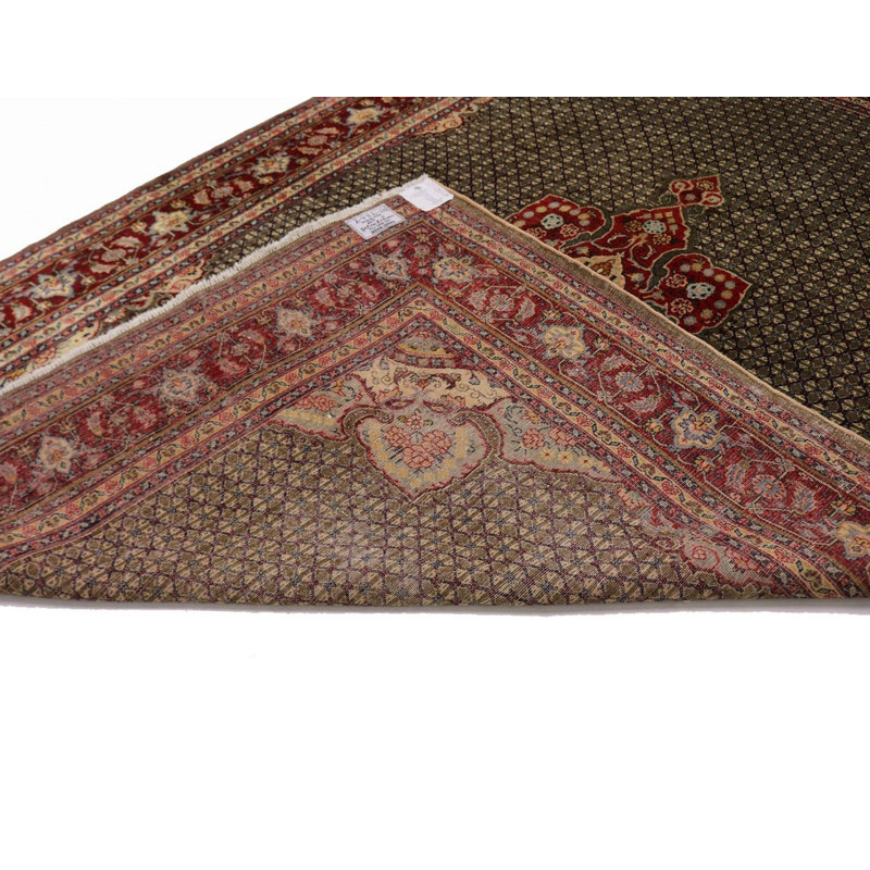 Tapis unique en laine noué à la main Koliaie 1990 6 pi 5 po x 10 pi 1 po