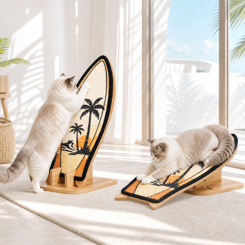  Grattoir en forme de planche de surf pour chat Palm Beach
