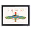 Hawk Emblem by J.F. Champollion - Picture Frame Painting Print-55580217-55580219