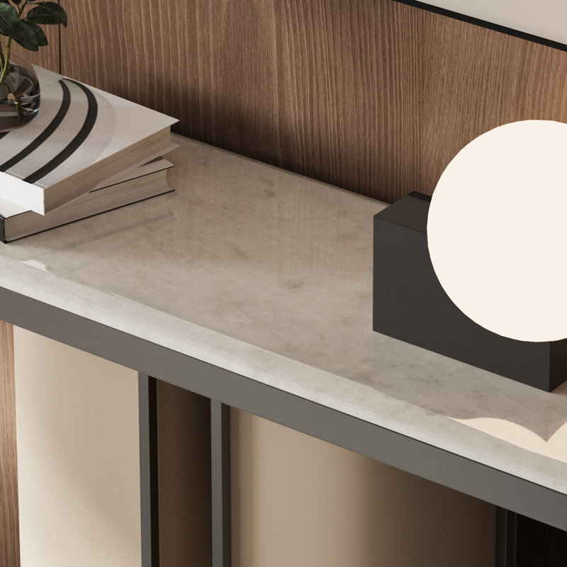 Console Modern Light Luxury, 34.6" H x 47.2" W x 11.8" D