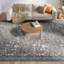 Tapis d'intérieur multicolore gris anthracite Nourison Botanical Washables 2 pi x 6 pi-1605417555-1606399696