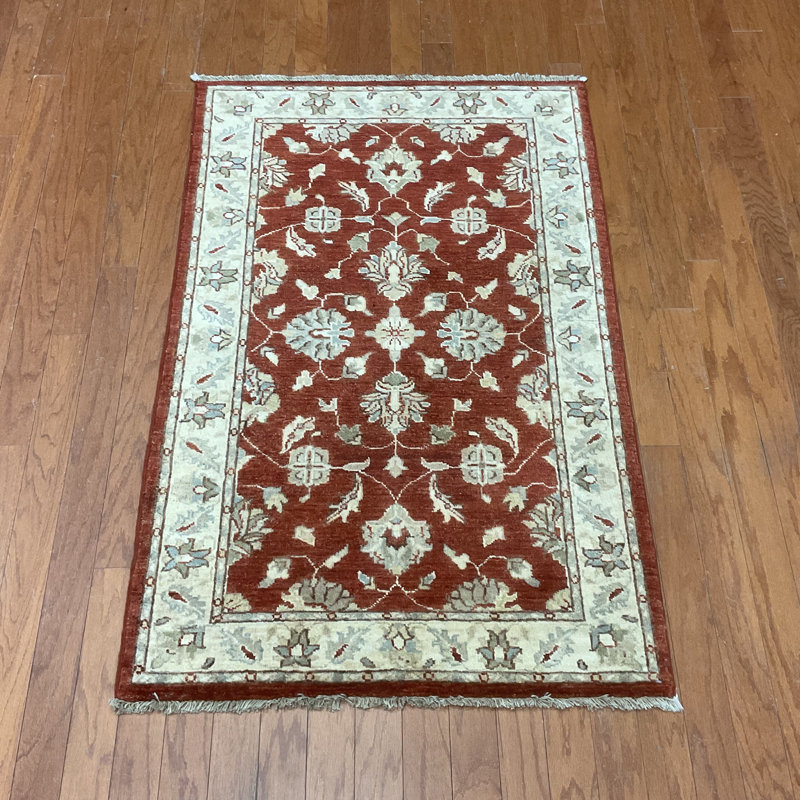 Handmade Oushak Wool Rug