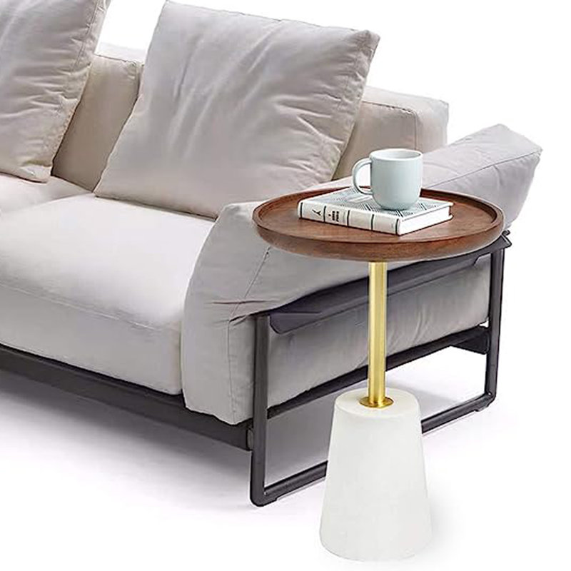 Table de bout en bois massif Rosalva