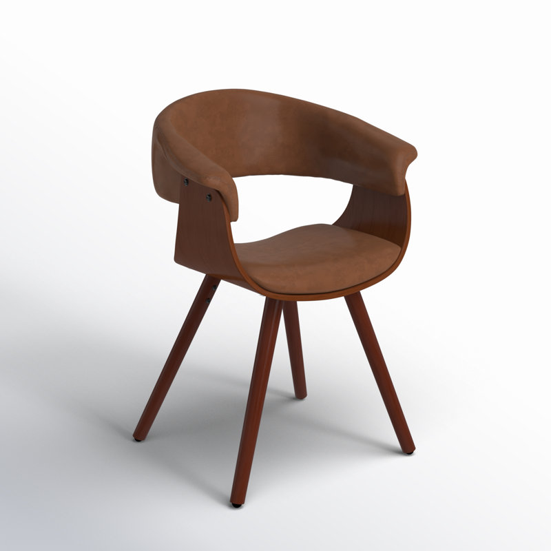 Chaise de salle à manger Gauri, Brun