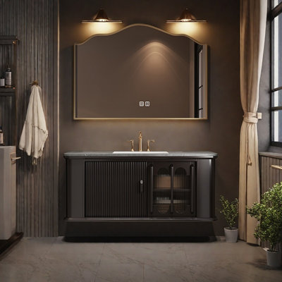 French high-end simple bathroom cabinet