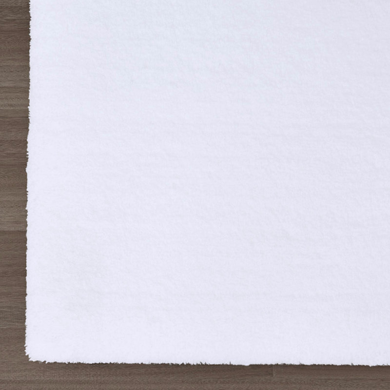Tapis pour salle de bain Wynnfield, Blanc, L 24 po x L 72 po