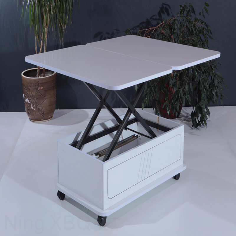 Table basse intelligente à hauteur réglable pour le salon