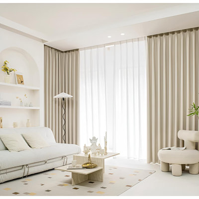 Deshuan Room Darkening Curtain Single Panel