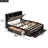 Wood Queen Size Platform Bed With Storage Headboard, Shoe Rack, And 4 Drawers For Maximum Space Utilization-217845905