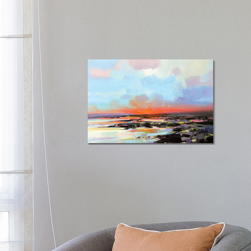 Arran Rocks by Scott Naismith - Wrapped Canvas Painting, 20.32 cm H x 30.48 cm W