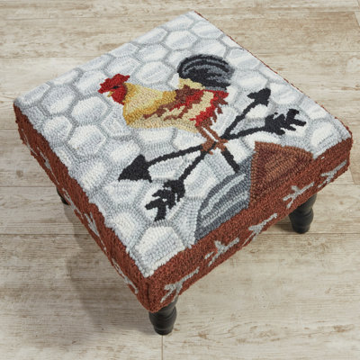 Ashrita Solid Wood Accent Stool