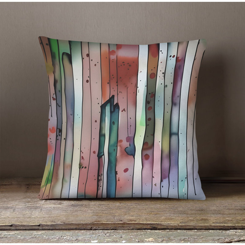 Throw Pillow, 16"H x 16"W, Pillow Cover Only - No Insert