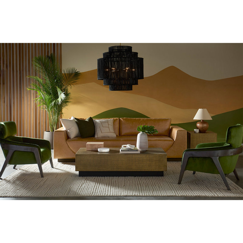 Anakin Sofa, Dark Brown, Tuscany Cognac