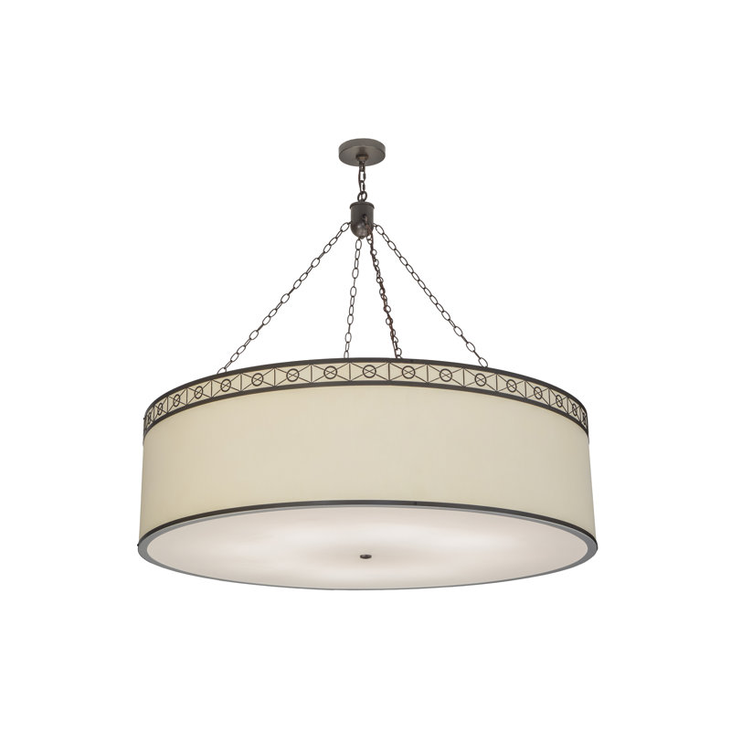 Lustre cylindrique unique à 8 lumières Gagloria