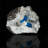 Cavansite and Pentagonite on Matrix From Pune, India