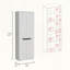 Garde-manger Herrin avec quatre portes et cinq tablettes