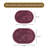 Sandcliff Cotton Non-Skid Machine Washable 2 Piece Oval Bathroom Rug Set-93590674