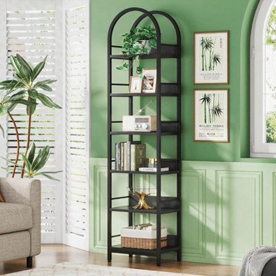 Metal 5-Tier Shelf Bookcase
