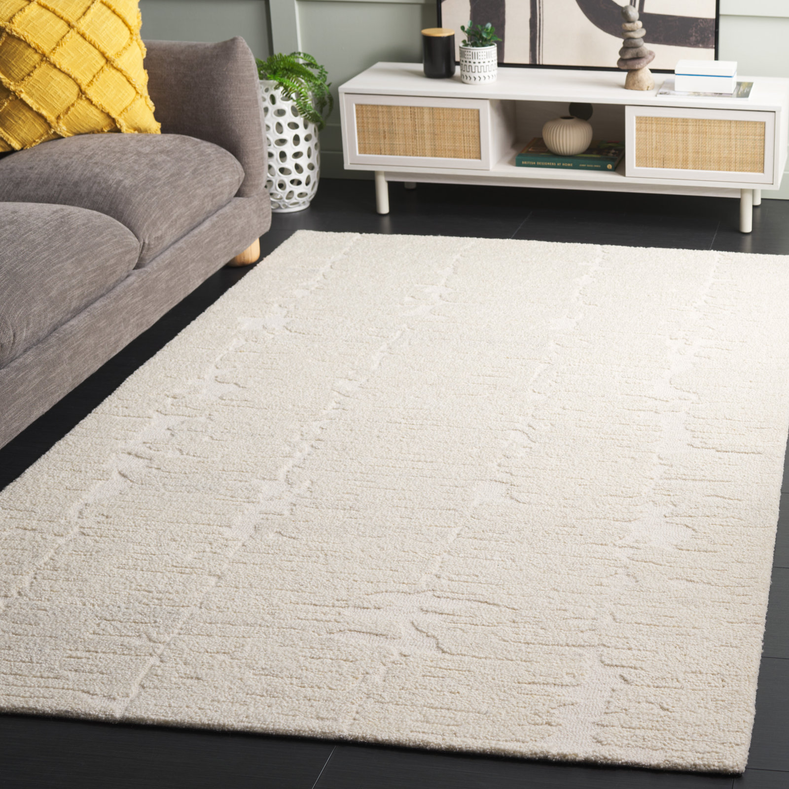 Casablanca Hand-Tufted Wool Rug, Rectangle 8' x 10'