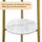 62.4'' Gold/Clear Column Floor Lamp