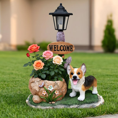 Jardinière Corgi Dog