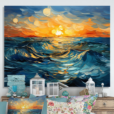 River Azure Bold I - Modern Wall Decor