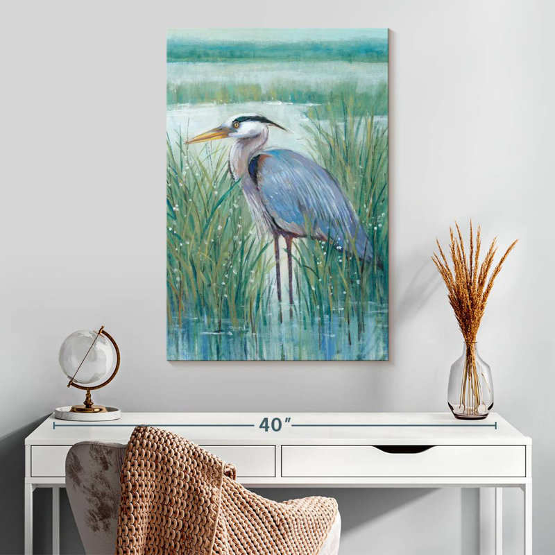 Brampt Wetland Heron II, 30" H x 20" W
