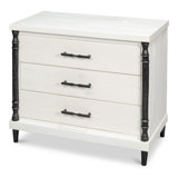 Elegance 3 - Drawer Solid Wood Nightstand
