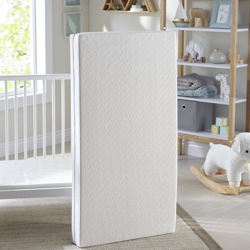 Tempur-Pedic TEMPUR-Dream 2-Stage Waterproof Breathable Baby Crib Mattress and Toddler Bed Mattress, GREENGUARD GOLD Certified, 52" x 28"