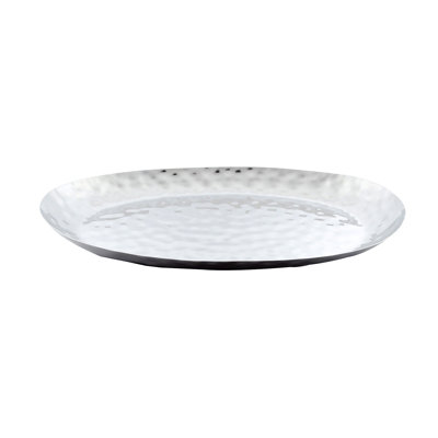 Scribner Full Polished 18"X11" Oval Service Tray