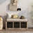 Javier Acacia Wood Upholstered Storage Bench with 3 Drawers and 3 Woven Baskets for Entryways, Bedrooms, or Living Spaces-1436816746