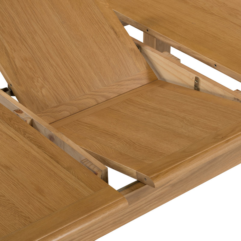 Censu Oak 120cm Dining Table, 18cm H x 90cm W x 200cm D