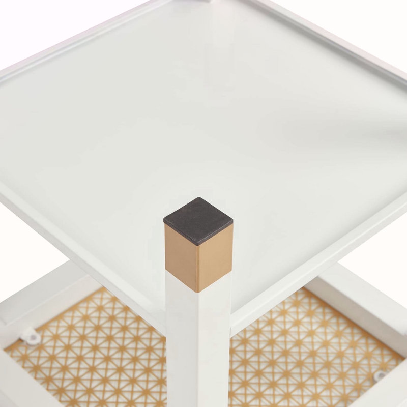 Table de bout en verre