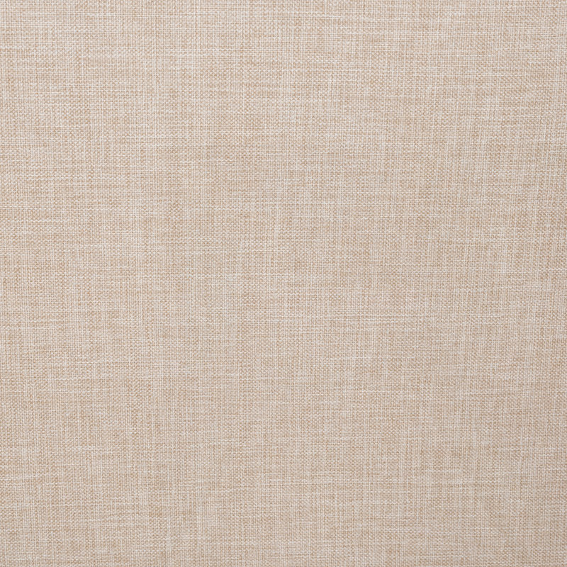 Ensemble de 2 tabourets d'extérieur en bois avec coussin beige