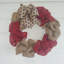Couronne de toile de jute patriotique 16 po