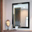 Elata Wood Flat Wall Mirror