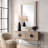 Tigard Ivory Stone Mirror