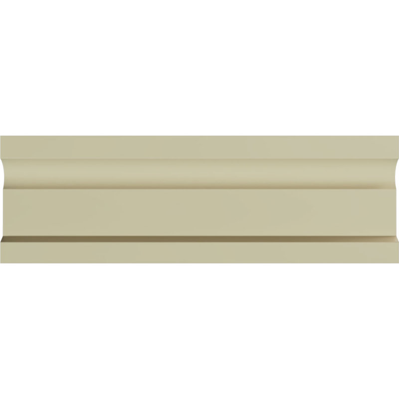 Federal Style White Polyurethane Crown Moulding Set