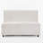 Boucle Cover Fabric Loveseat - 25D High-Density Sponge Cushion, Light Brown Legs, Modern Sofa For Living Room
