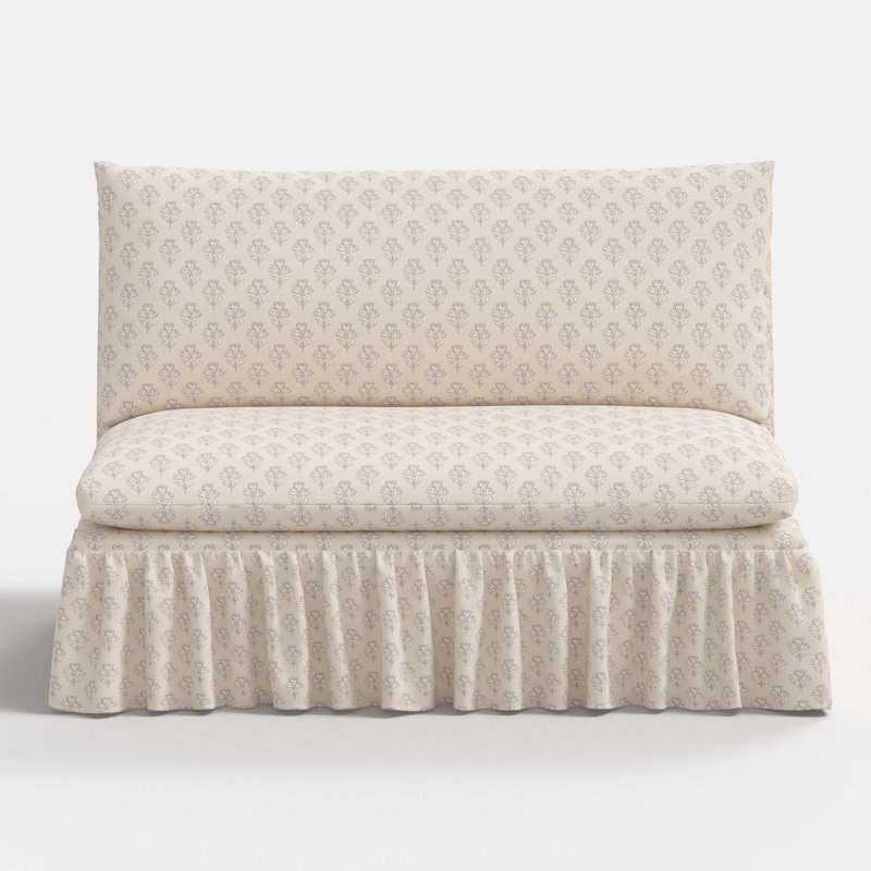 Stoffer Home x Cloth and Co. Thelma Settee, Francie Cream