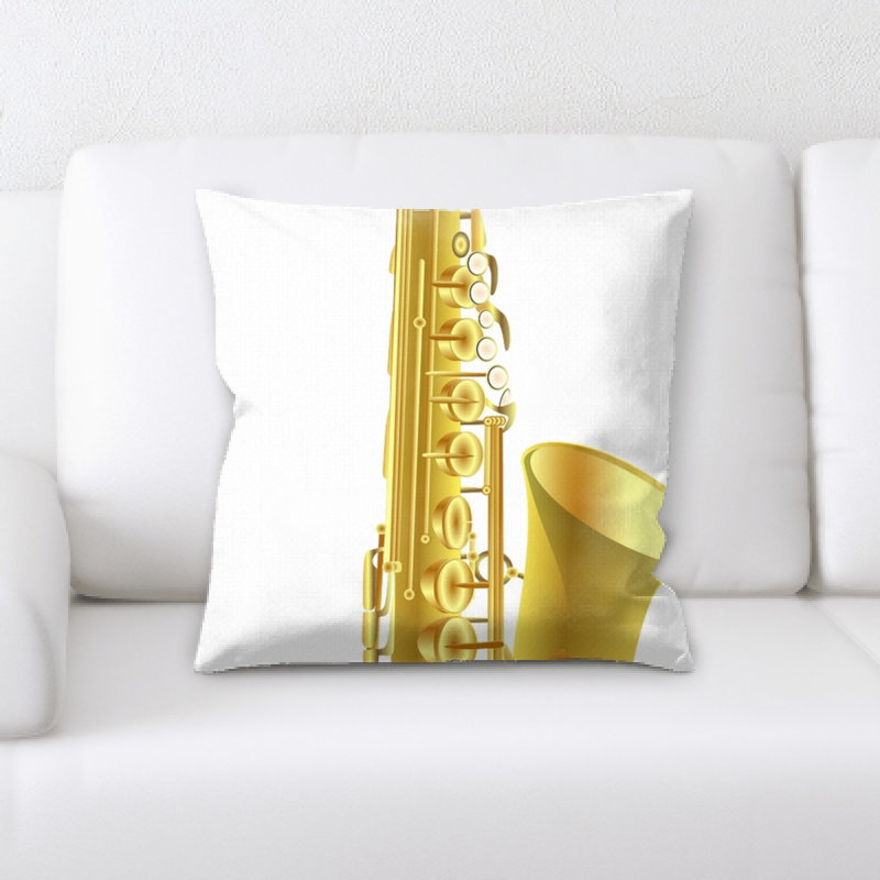 Coussin saxophoniste