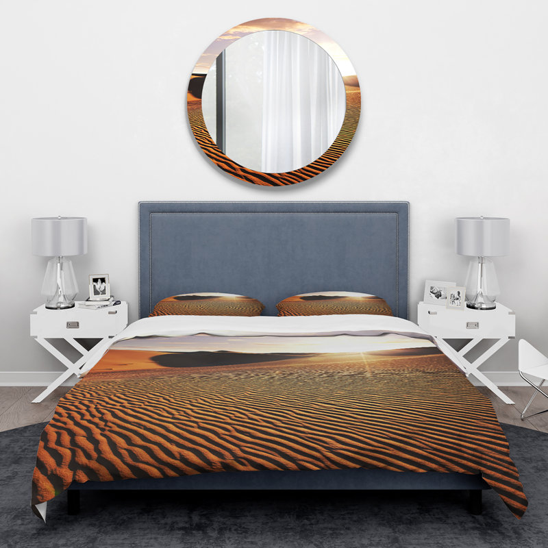Ensemble de housse de couette traditionnelle, Housse de couette très grand + 2 taies décoratives