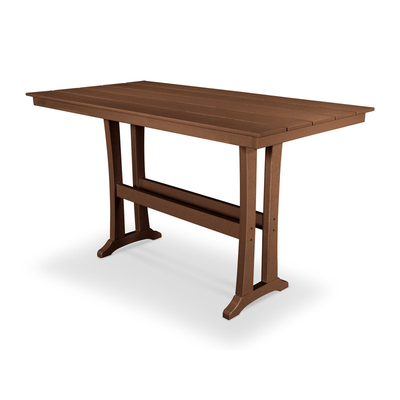 Farmhouse Trestle 37" x 72" Bar Table, Tree House