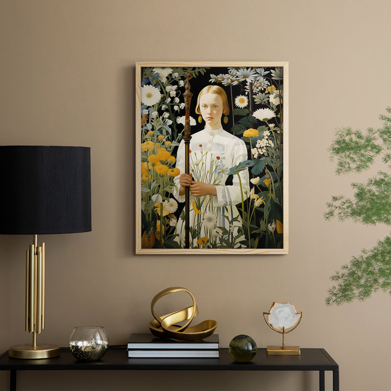 «WOMEN Series», reproduction encadrée en bois massif, H 30 po x l 24 po
