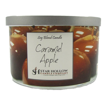 Bougie pour pot de pomme caramel