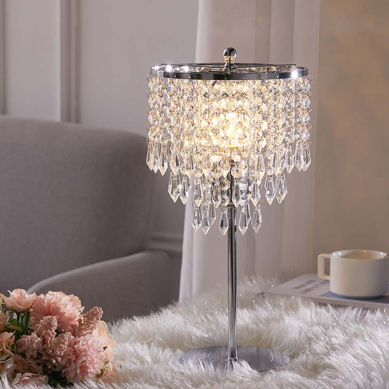 Hull 40Cm Silver Table Lamp