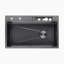 Ensemble d'évier de cuisine à cascade en acier inoxydable 304 l 20,08 po Lefton, KS2204-2A