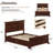 Abner Solid Wood Platform Bed-124360789-112013489