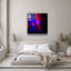 Superbe peinture décorative en verre trempé de 31,5 po x 31,5 po | 100% verre trempé, épaisseur: 0,16 pouce | Imprimé UV pour des couleurs éclatantes et une durabilité | Décoration murale parfaite pour le salon, la chambre à coucher ou le bureau, design élégant et moderne-661892167