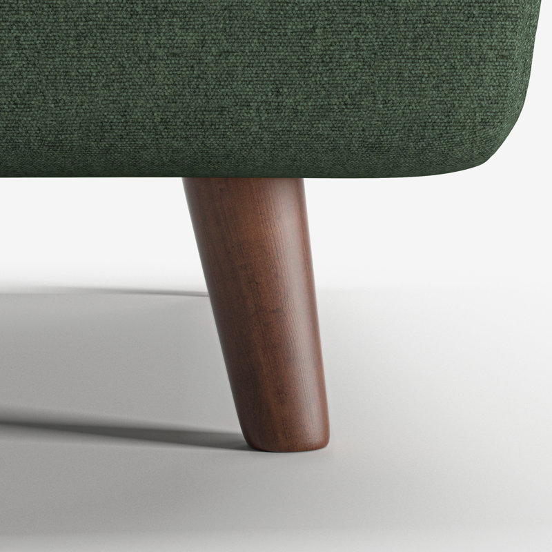 Jacquelyn 32" Wide Convertible Chair, Moss Green Polyester Blend, 39.4"